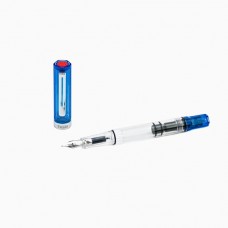 TWSBI 臺灣 三文堂 ECO系列 TRANSPARENT BLUE 藍色透明 活塞上墨式鋼筆
